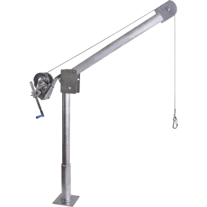 Endurance Marine Davit & Deck Crane, 500lb Capacity, Stainless Steel Hand Winch - Model E500SW